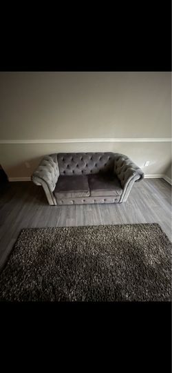 Velvet sofa
