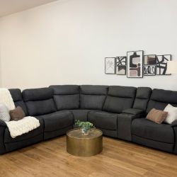 Gilman Creek Fabric Power Reclining Sectional