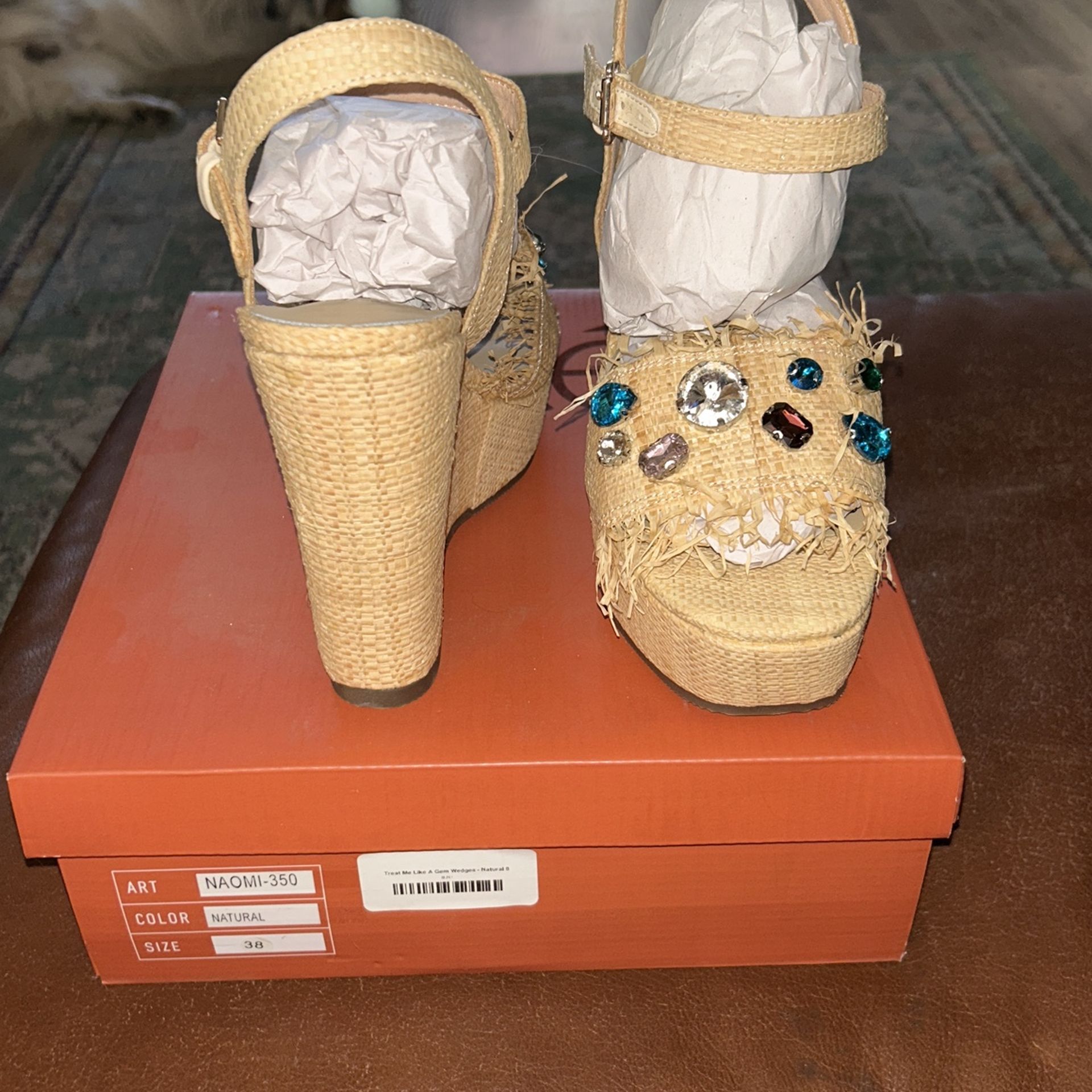 EXE Jeweled Wedges