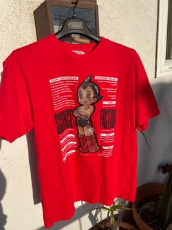 Astro Boy Science Fiction Graphic T-Shirt Licensed ASTRO BOY T shirt RED (L) 3D Hologram SCIENCE FICTION ASTROBOY Tezuka