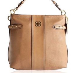 Coach Hobo Colette Tan Shoulder Bag 15"L x 5"W x 14"H Retail $450