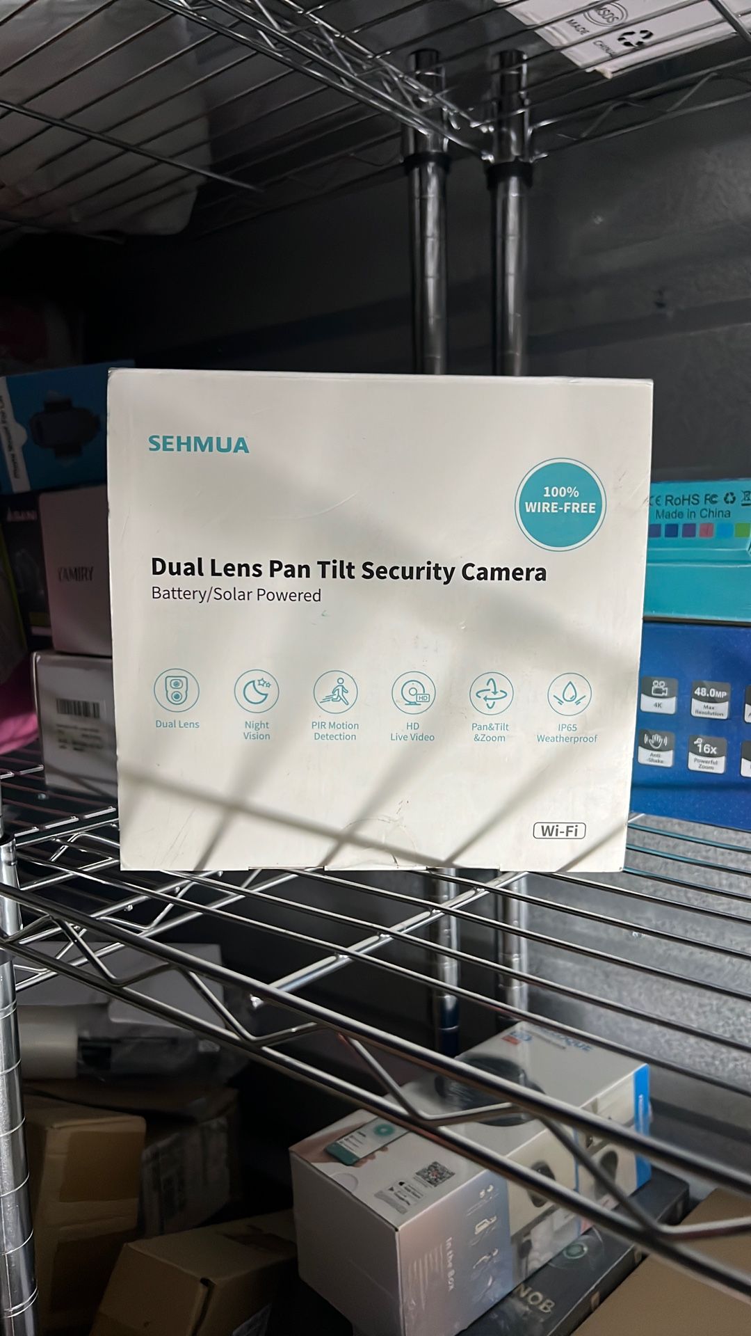 Dial Lens Pan Tilt Security Camera