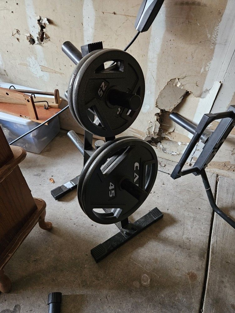 At Home Weight Lifting Setup