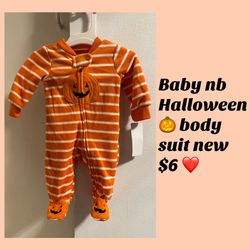Baby Halloween new Born Halloween 🎃 Bodysuit New $6 Firm