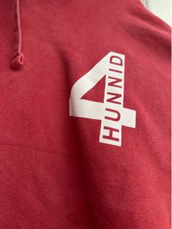 Vintage YG 4 Hunnid Red Sweater X-Large