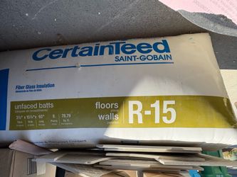 R-15 Insulation –CertainTeed New Bag