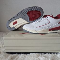 Air Jordan 2/3 ' White/Varsity Red' Men's Size 11 & 13  FD0383-161