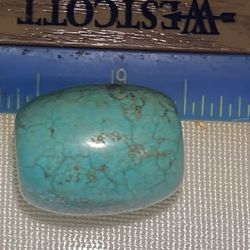 Very Heavy Arizona Turquoise Bead