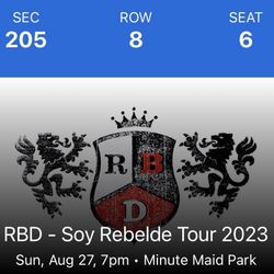 3 RBD Tickets 