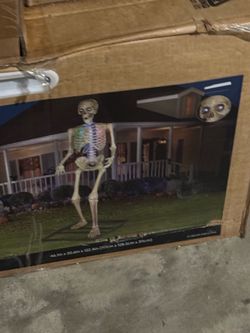10 ft Halloween skeleton