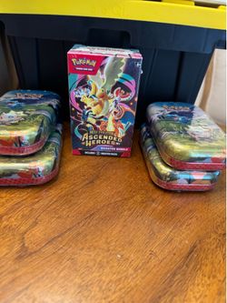 Ascended heroes bundle and tins