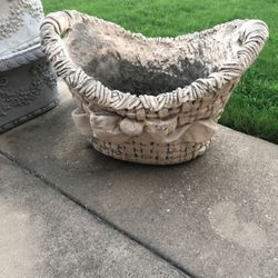 Large Basket flower Pot New Lower Price 45.00