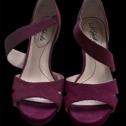 Life stride BURGUNDY Color 3" high heels 7M EUC
