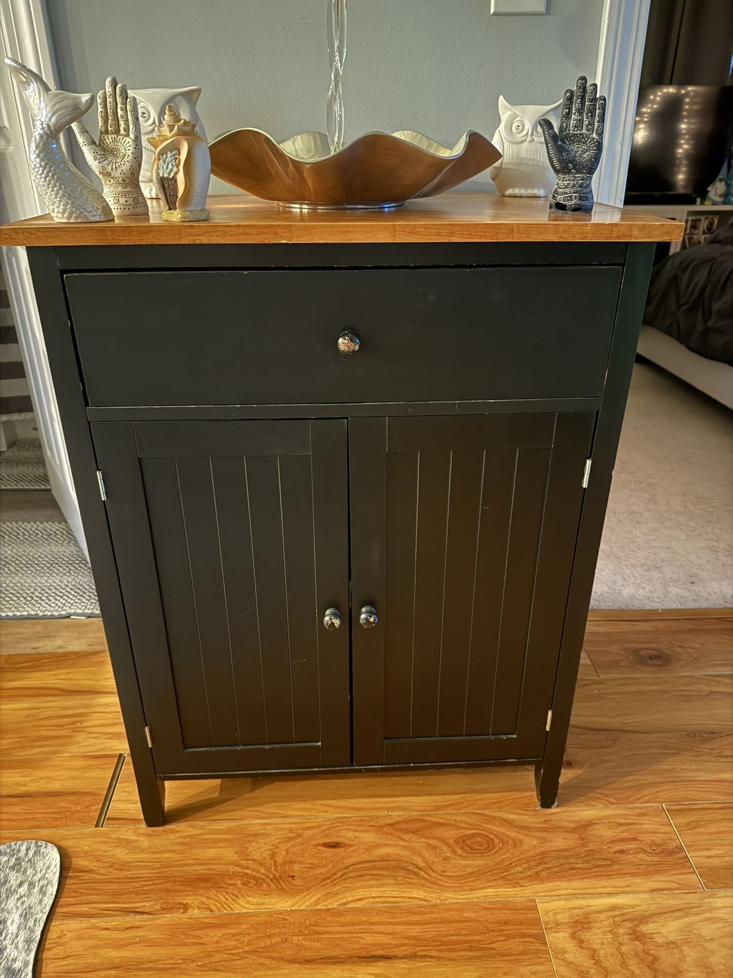 Black & Wood Storage