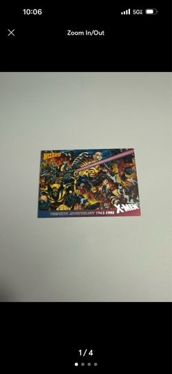 1993 Wizard Magazine X-Men 30th Anniversary Promo Trading Card