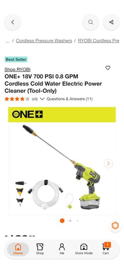 Ryobi power cleaner