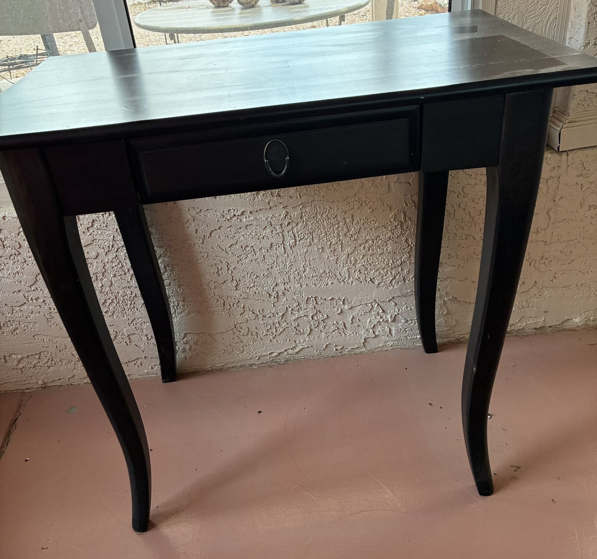 Dark Wood Side Table
