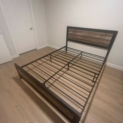 SHA CERLIN Queen Bed Frame + Nectar Classic Queen Mattress – Bundle