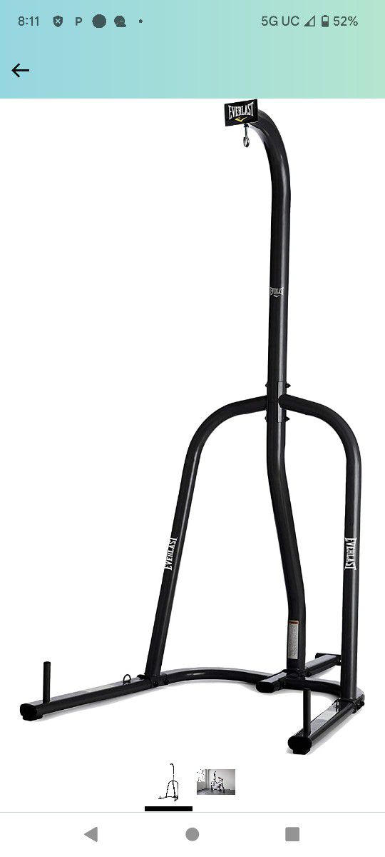 Everlast Steel Heavy Punching Bag Stand Workout Equipment

