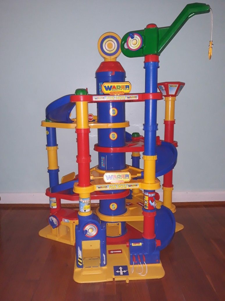 Toy Car Garage For Use With Hot Wheels,match Box Cars Etc...