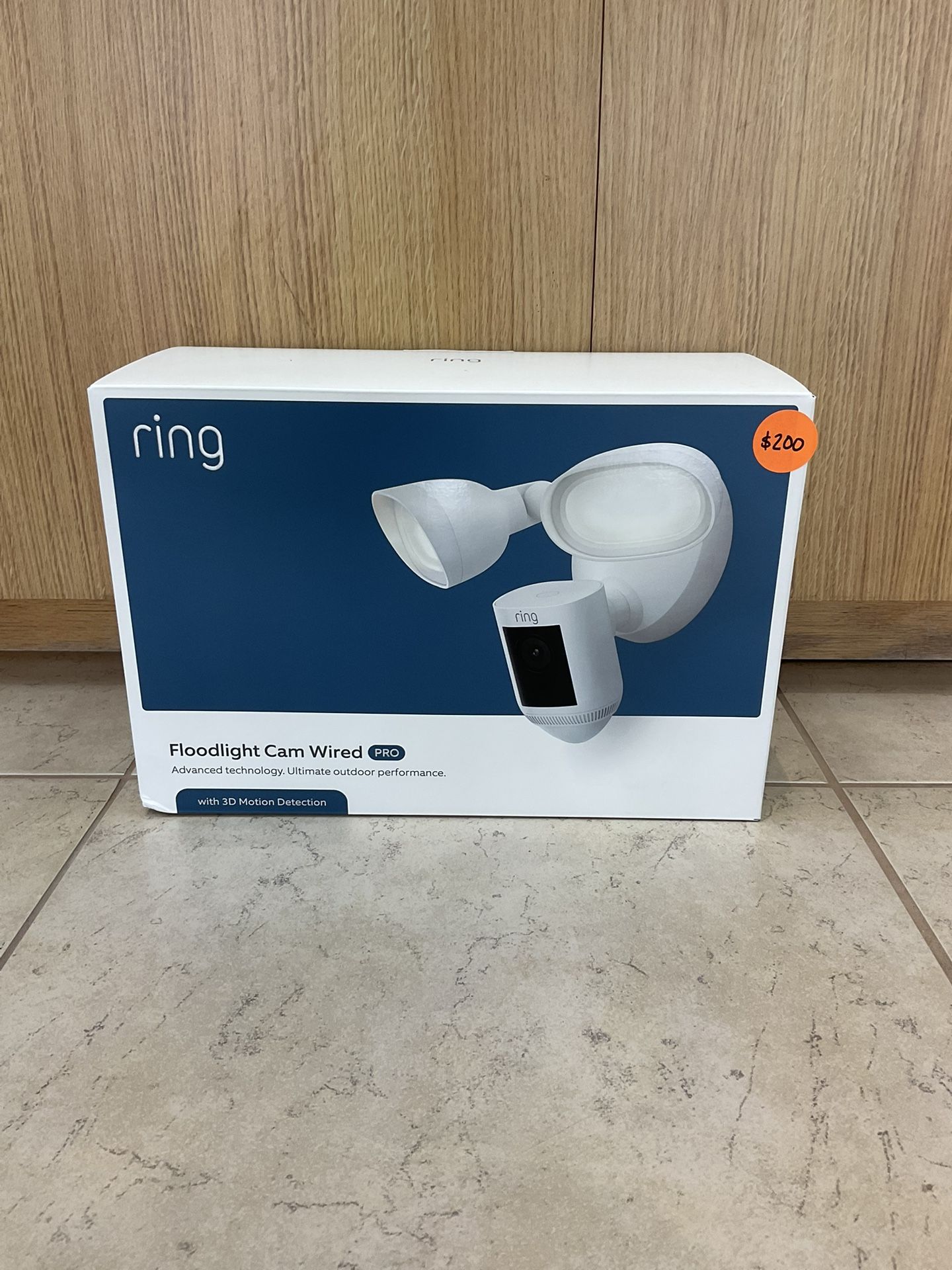 RING FLOODLIGHT CAM WIRED PRO