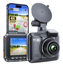 ROVE R2-4K Dash Cam – Brand New, Factory Sealed – $100
