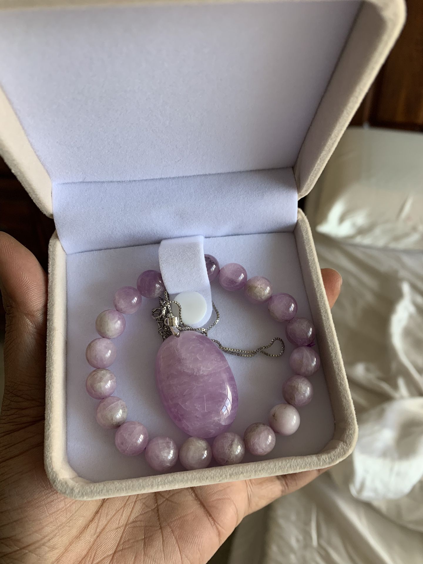Kunzite Jewelry Set