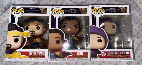 Funko Pop! Spider-Man: No Way Home - Doctor Strange, Ned, and Green Goblin