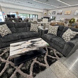 2 PC SOFA AND LOVESEAT