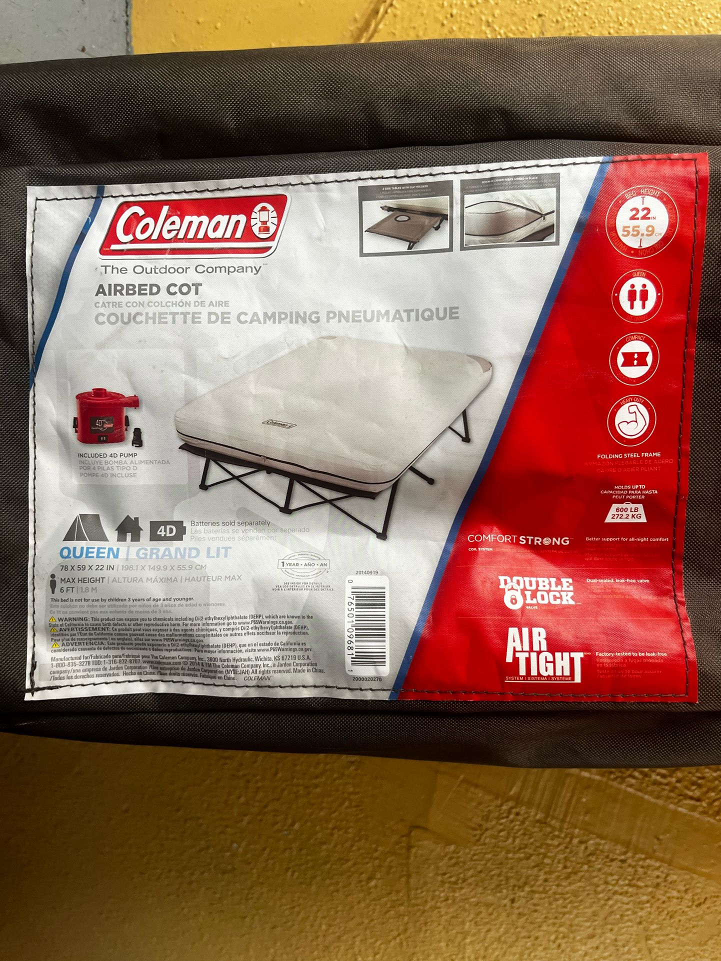 Coleman Queen Airbed Cot