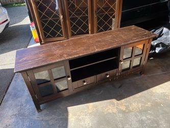 SIMPLIHOME Acadian TV Stand - 60 inch Wide Solid Wood Media Console in Brunette Brown