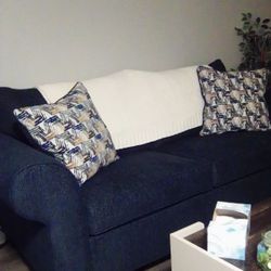 Navy Blue Sofa 