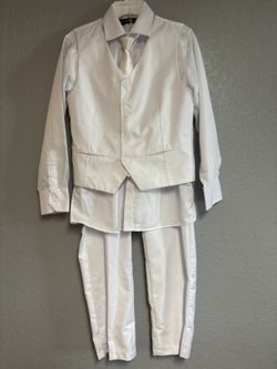 white suit