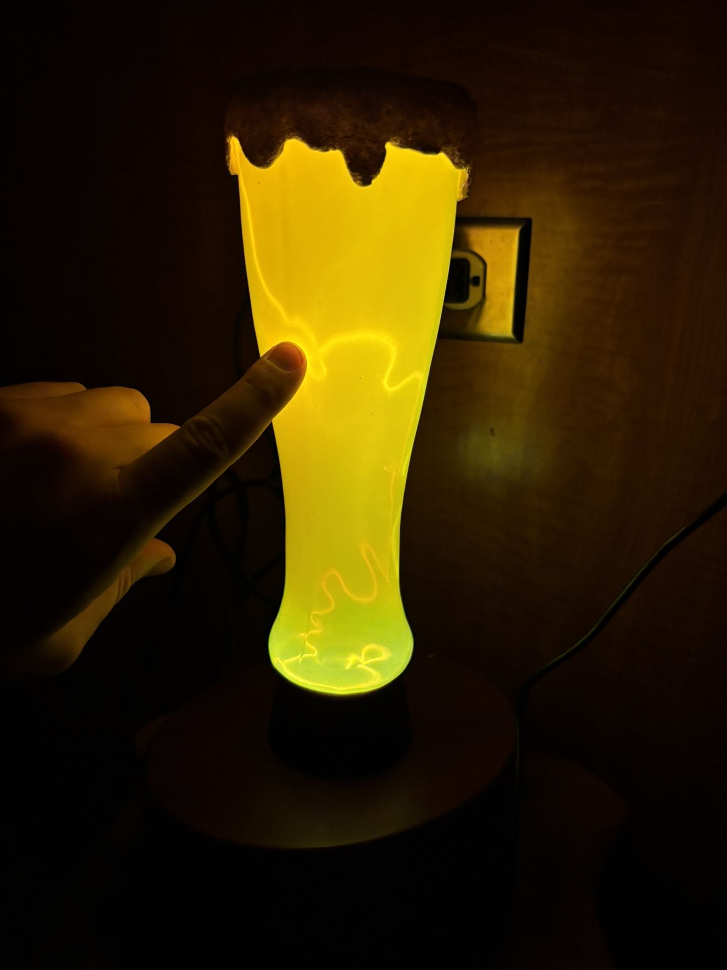 LumiSource Beer Glass Plasma Lamp