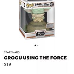 Pop! Star Wars Grogu Using the Force