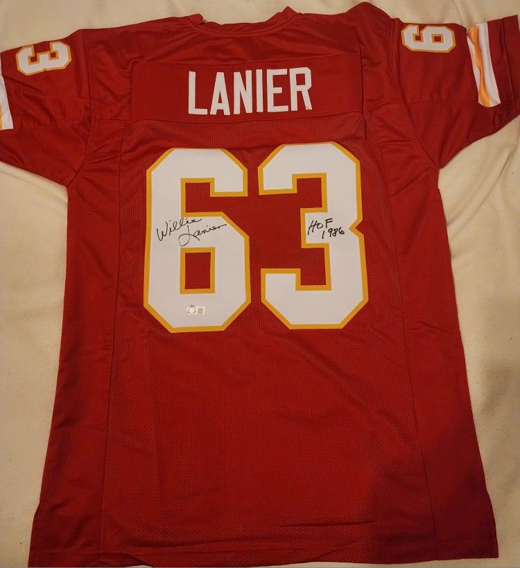 Willie Lanier Signed Jersey Inscribed "HOF 1986" (Schwartz)
Kansas City Chiefs