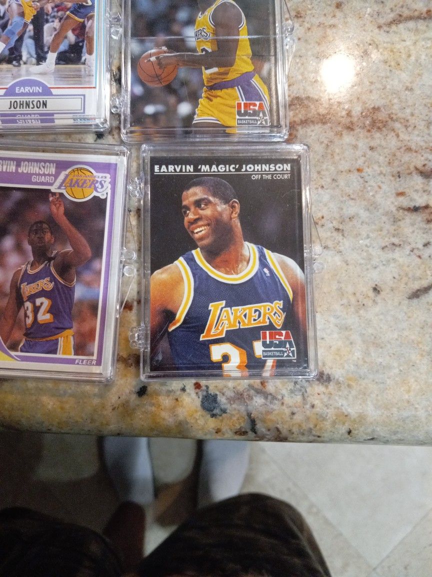MAGIC JOHNSON basketball Cards