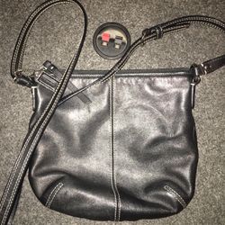 Coach Black Leather Crossbody 