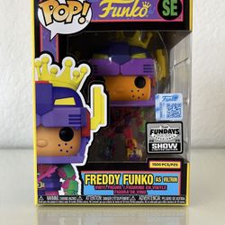 Funko Fundays 2025 Event Blacklight Freddy As Voltron LE 1500