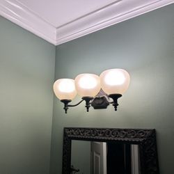 Vanity Light And Mirror 