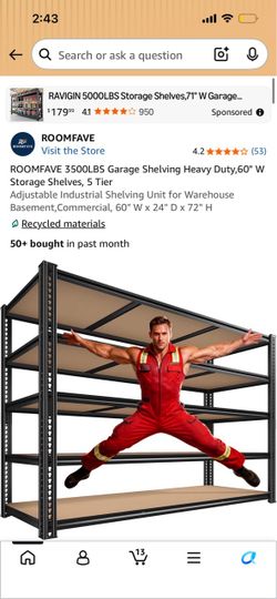 Ask $60 not $0 Metal shelves 8-16-26
