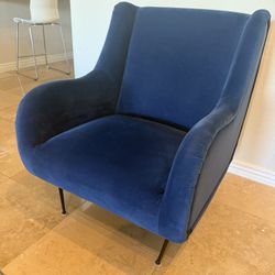Navy Blue Accent Chair 