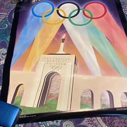 Gorgeous 1984 OLIMPIC Games Poster. 