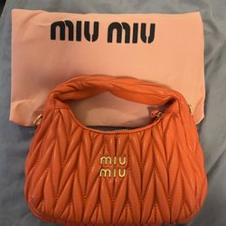 Orange Miu Bag