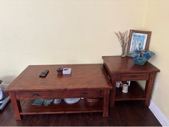 Coffee table and end table