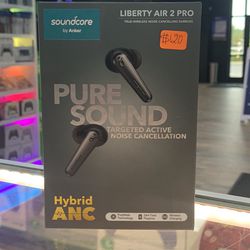 Soundcore Liberty Air 2 Pro True Wireless Noise Cancelling Earbuds New