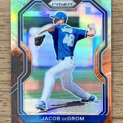 2021 Prizm Baseball JACOB DeGROM #111 Cosmic Haze Prizm NY Mets 