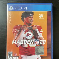 Madden NFL 20:PS4