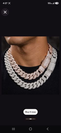 Iced Out Cuban Link Chain Necklaces