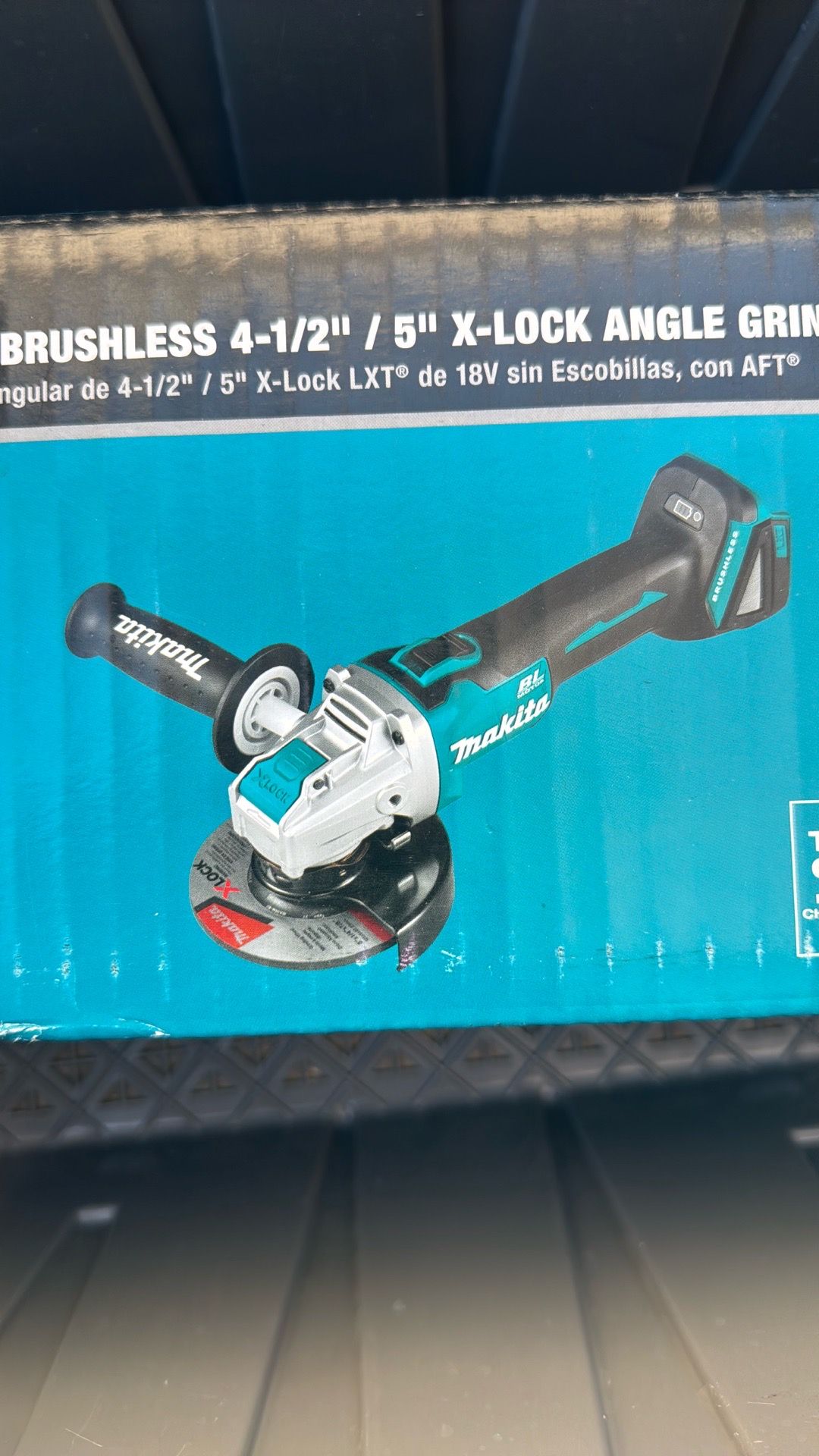 Makita 18V LXT BRUSHLESS 4-1/2”/ 5” X-LOCK ANGLE GRINDER,Wit WITH AFT (TOOL ONLY)
